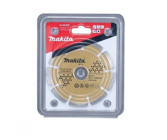 DISCO DIAMANTADO SEGMENTADO 115X22.23MM PARA CONCRETO MAKITA D-44389-0