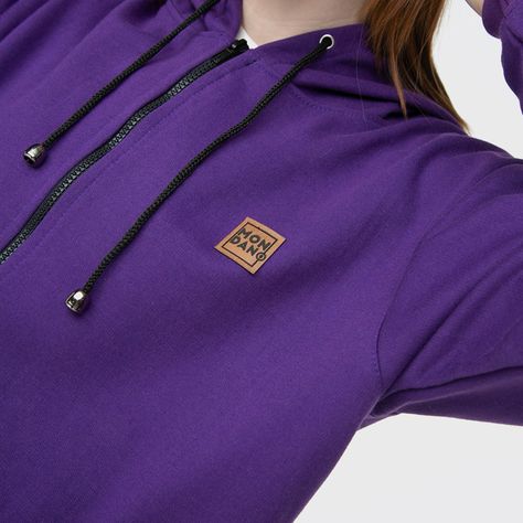 Poleron Hoodie Morado-4