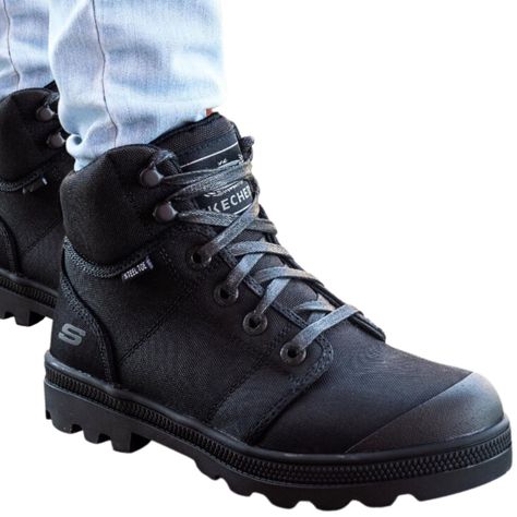ZAPATO DE SEGURIDAD ANTIRESBALANTE SKECHERS MODELO DARRAGH -0