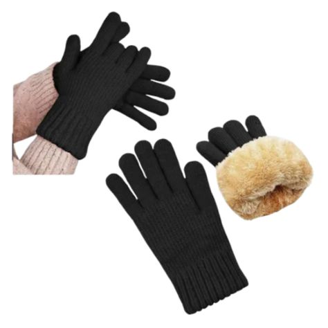 Guante De Lana Con Chiporro Para El Invierno  Para Mujeres y Hombres-0