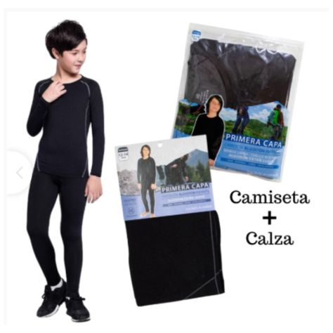 Primera Capa  Conjunto Camiseta  y Calza Para Niños y Adolescentes-0