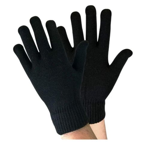 Guantes De Invierno Doble Lana Adultos Y Jovenes  Unisex-0