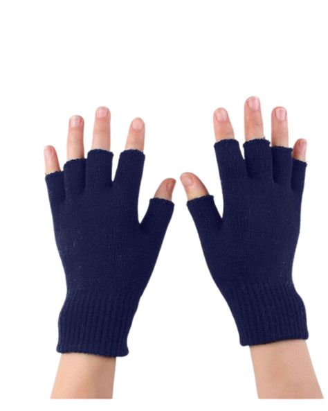 Pack 3 Guantes De Lana Sin Dedos Surtidos Unisex Jovenes Adultos-2