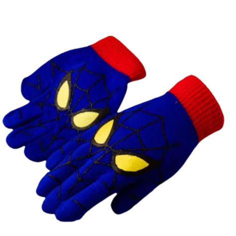 Guante de Niño Hombre Araña Invierno Edades 3-6 Años-3