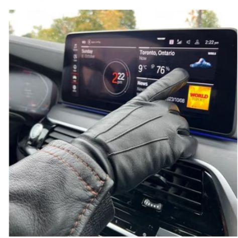 Guantes Para Hombre De Cuero  Invierno -1