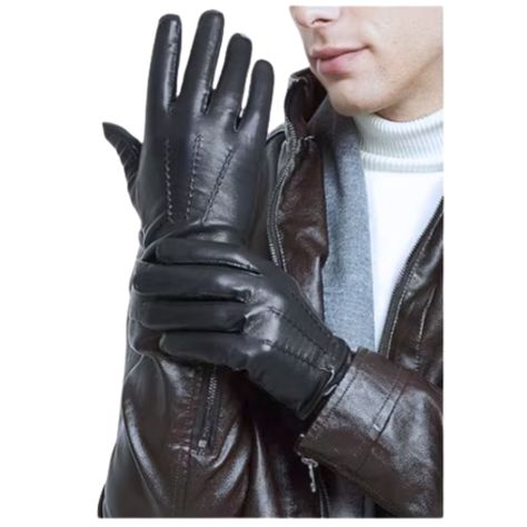 Guantes Para Hombre De Cuero  Invierno -2