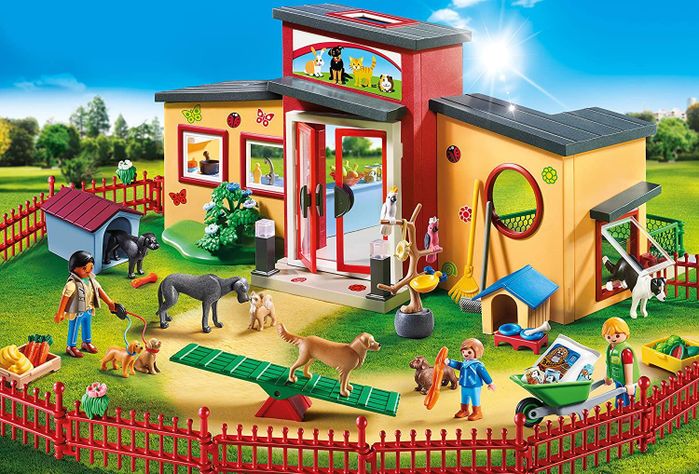 Playmobil Hotel Para Mascotas Tiny Paws 9275-3