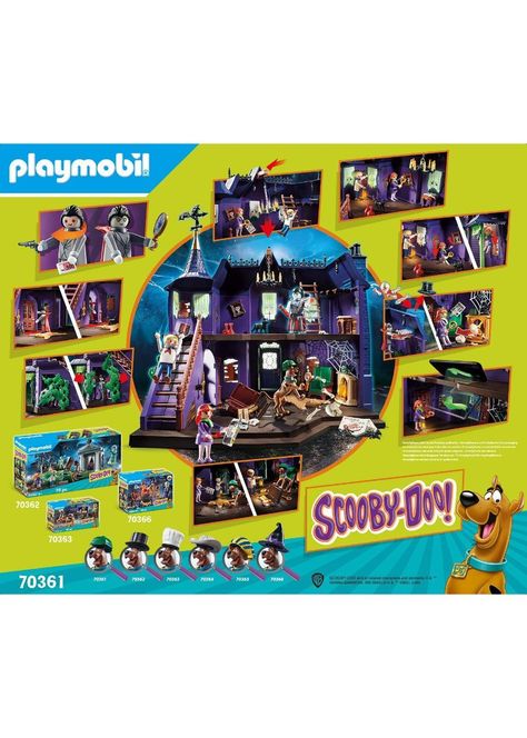 Playmobil Scooby-Doo Aventura En La Mansión Misteriosa 70361-1