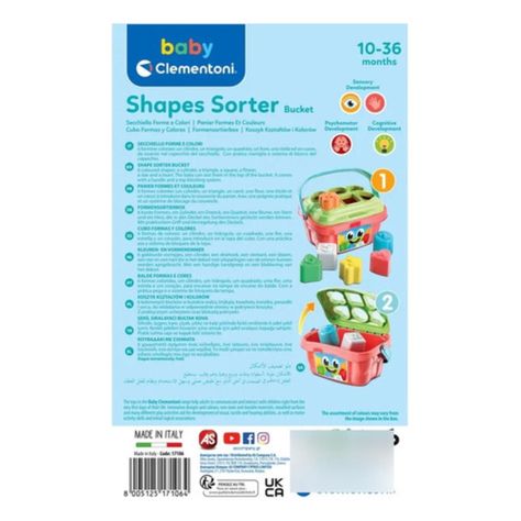 Juguete De Encajes Clementoni Cubo Formas Y Colores-6