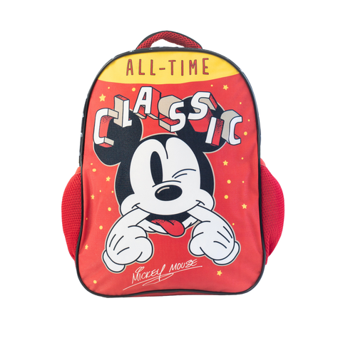 Mochila Mickey Mouse Roja 14"-0