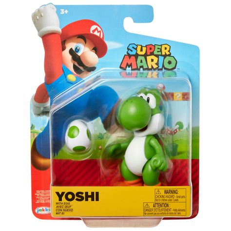 Figura de Yoshi con Huevo Super Mario-0