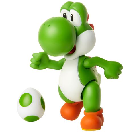 Figura de Yoshi con Huevo Super Mario-4