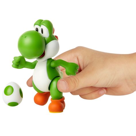 Figura de Yoshi con Huevo Super Mario-5