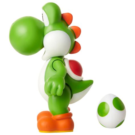 Figura de Yoshi con Huevo Super Mario-8