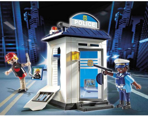 Playmobil Starter Pack Estación De Policía 70498-1