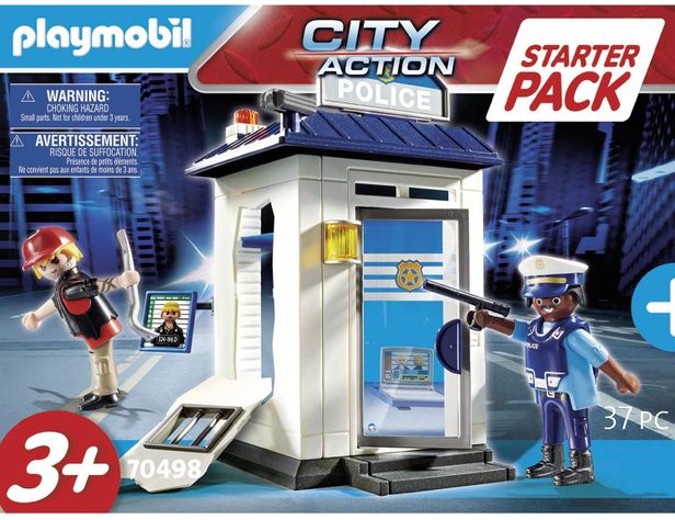 Playmobil Starter Pack Estación De Policía 70498-2