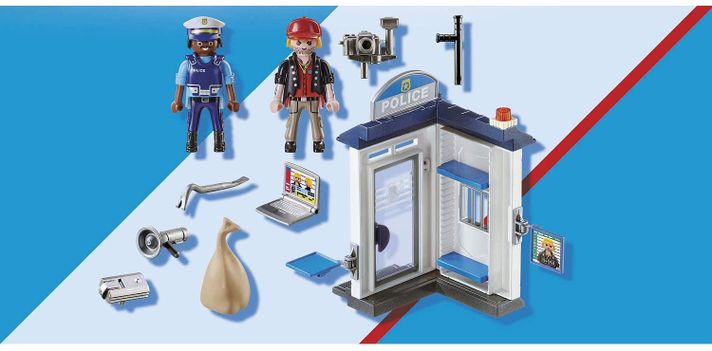 Playmobil Starter Pack Estación De Policía 70498-4