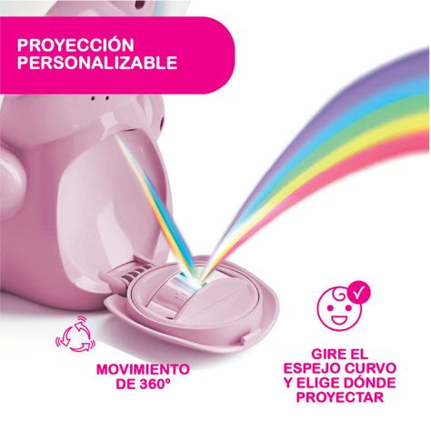 Proyector Osito Arcoiris de Chicco Rosado-3