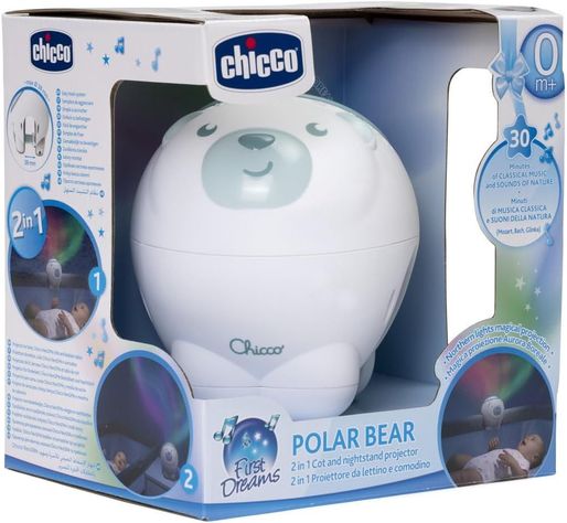 Proyector Osito Polar de Chicco Azul-7