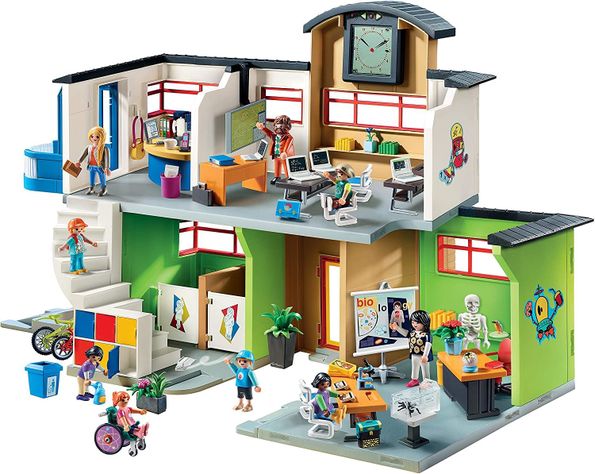 Playmobil Edificio De Escuela Amueblado 9453-2