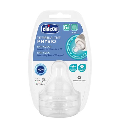 Pack de 2 Tetinas Comida Well Being Chicco-0