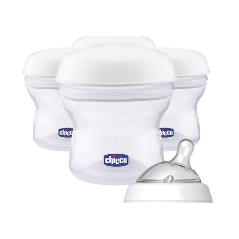 Set de 4 Contenedores para Leche Materna Chicco-0