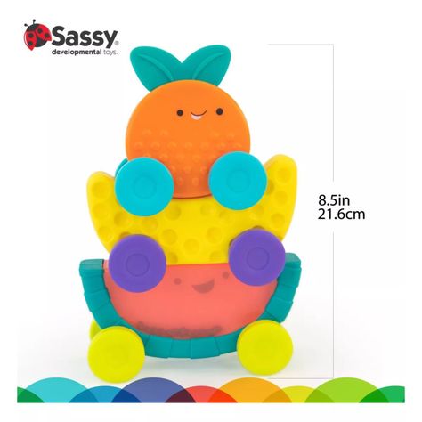 Juguete Apilable De Frutas Móviles Sassy-2