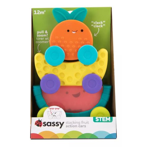 Juguete Apilable De Frutas Móviles Sassy-4