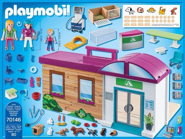 Playmobil Clinica Veterinaria 70146-2