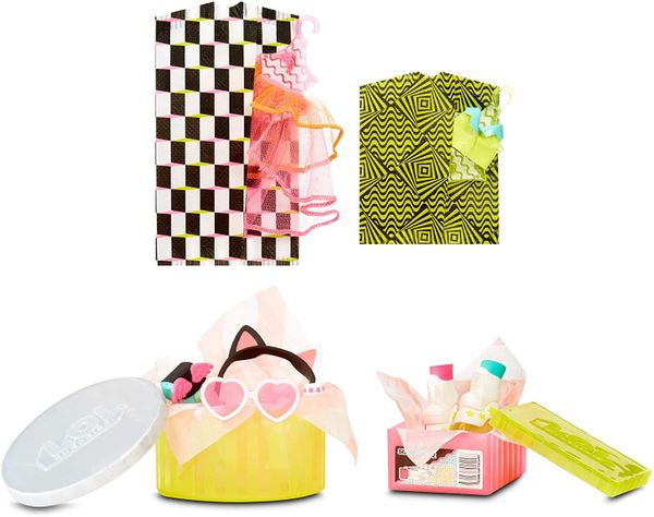 Lol Surprise Jk Mini Muñeca Neon Qt 15 Sorpresas-3