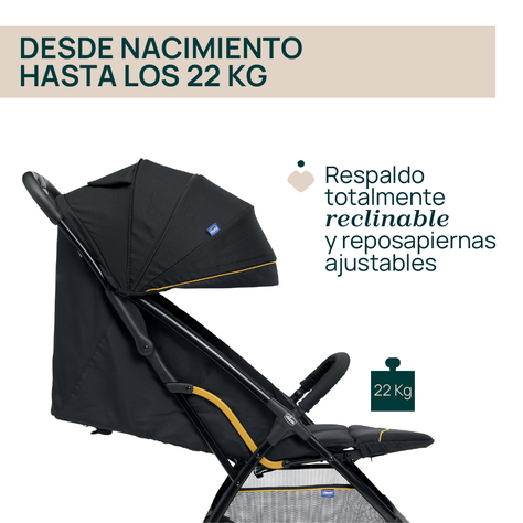 Coche Compacto Glee Uneven Black Chicco-1