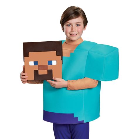 Disfraz de Steve Deluxe Minecraft-3
