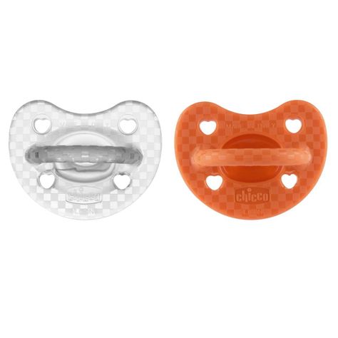 Pack de 2 Chupetes Physio Soft 16-36M Nar-Gris Chicco-0