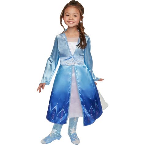Disfraz De Elsa Frozen 2 Viaje De Aventura Para Niñas-0