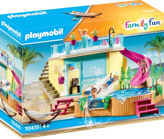 Playmobil Bungalow con piscina 70435-0