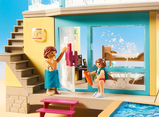 Playmobil Bungalow con piscina 70435-3