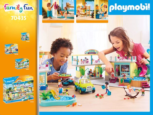Playmobil Bungalow con piscina 70435-4