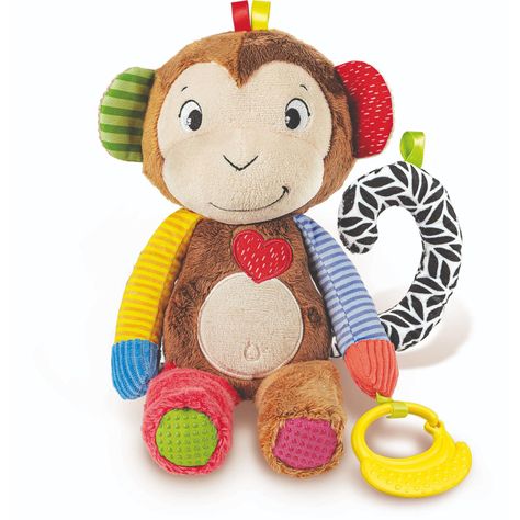 Peluche Interactivo Bruno El Mono de Clementoni-0