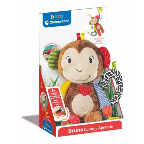 Peluche Interactivo Bruno El Mono de Clementoni-3