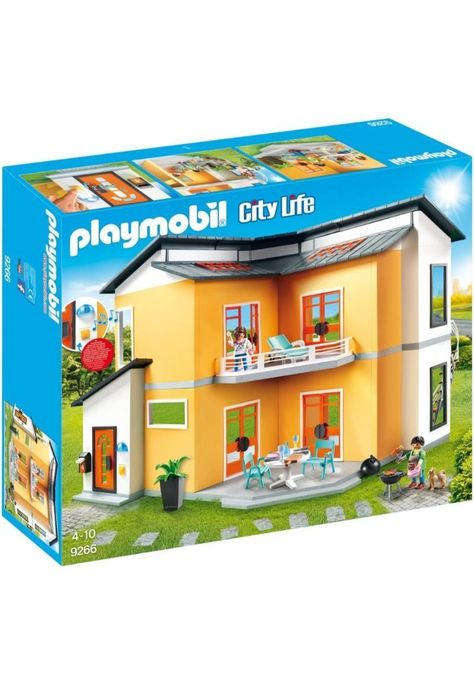 Playmobil Casa Moderna, Con Efectos De Luces Y Sonido 9266-2