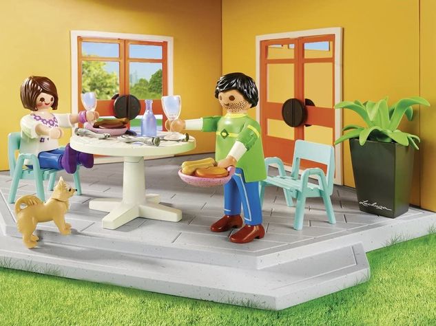 Playmobil Casa Moderna, Con Efectos De Luces Y Sonido 9266-3