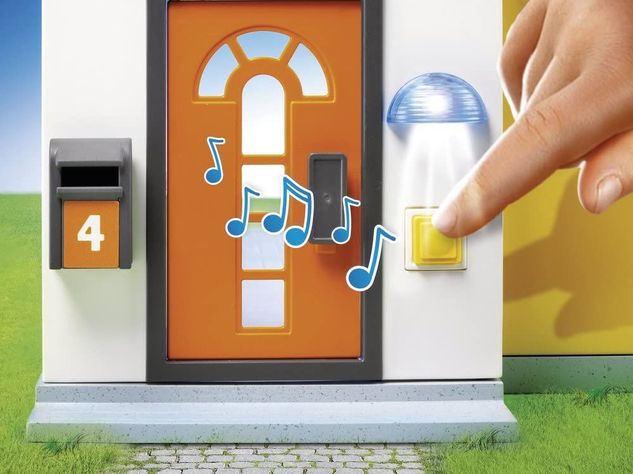 Playmobil Casa Moderna, Con Efectos De Luces Y Sonido 9266-5