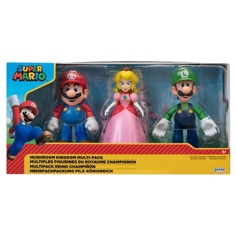 Multipack de Figuras Mushroom Kingdom Super Mario-3