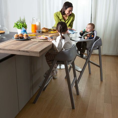 Silla de Comer Alta Crescendo UP de Chicco Turin Grey-7