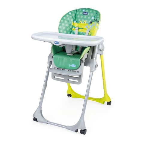Silla de Comer Alta Polly Easy de Chicco Cocodrile-0