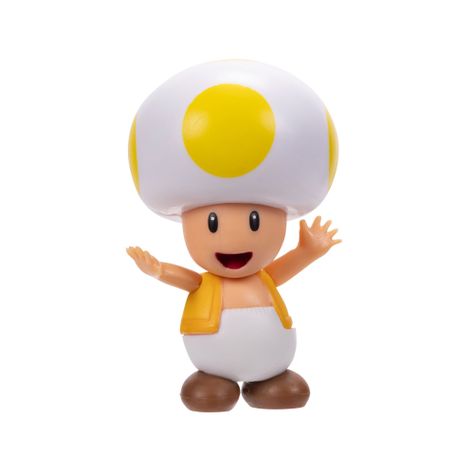 Figura de Toad Amarillo 2,5" Super Mario-1