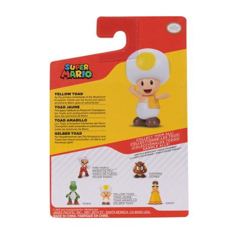 Figura de Toad Amarillo 2,5" Super Mario-6