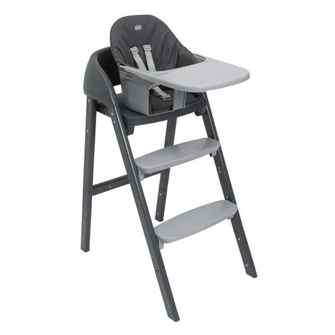 Silla de Comer Alta Crescendo UP de Chicco Black-0
