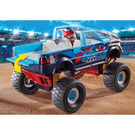 Playmobil Stuntshow Monster Truck Shark Acrobacias 70550-3
