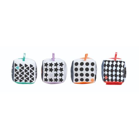 Cubos Suaves Para Apilar Black & White De Clementoni-1